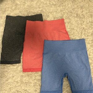 Colorful Biker Shorts Set